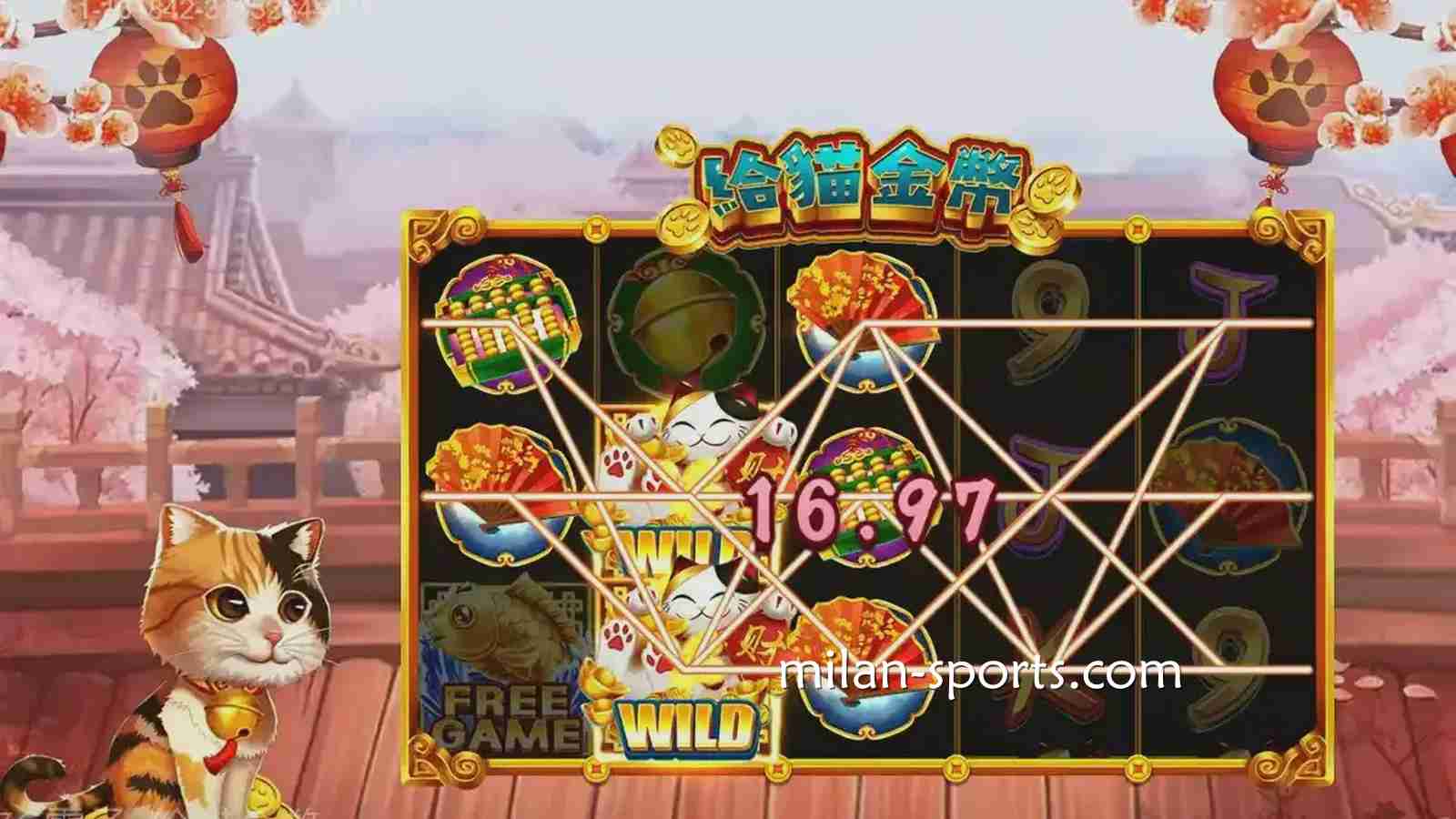 《给猫金币》游戏充满卡通风格与日系元素，在NG体育极易上手